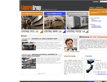 Tablet Screenshot of litostrojgroup.com
